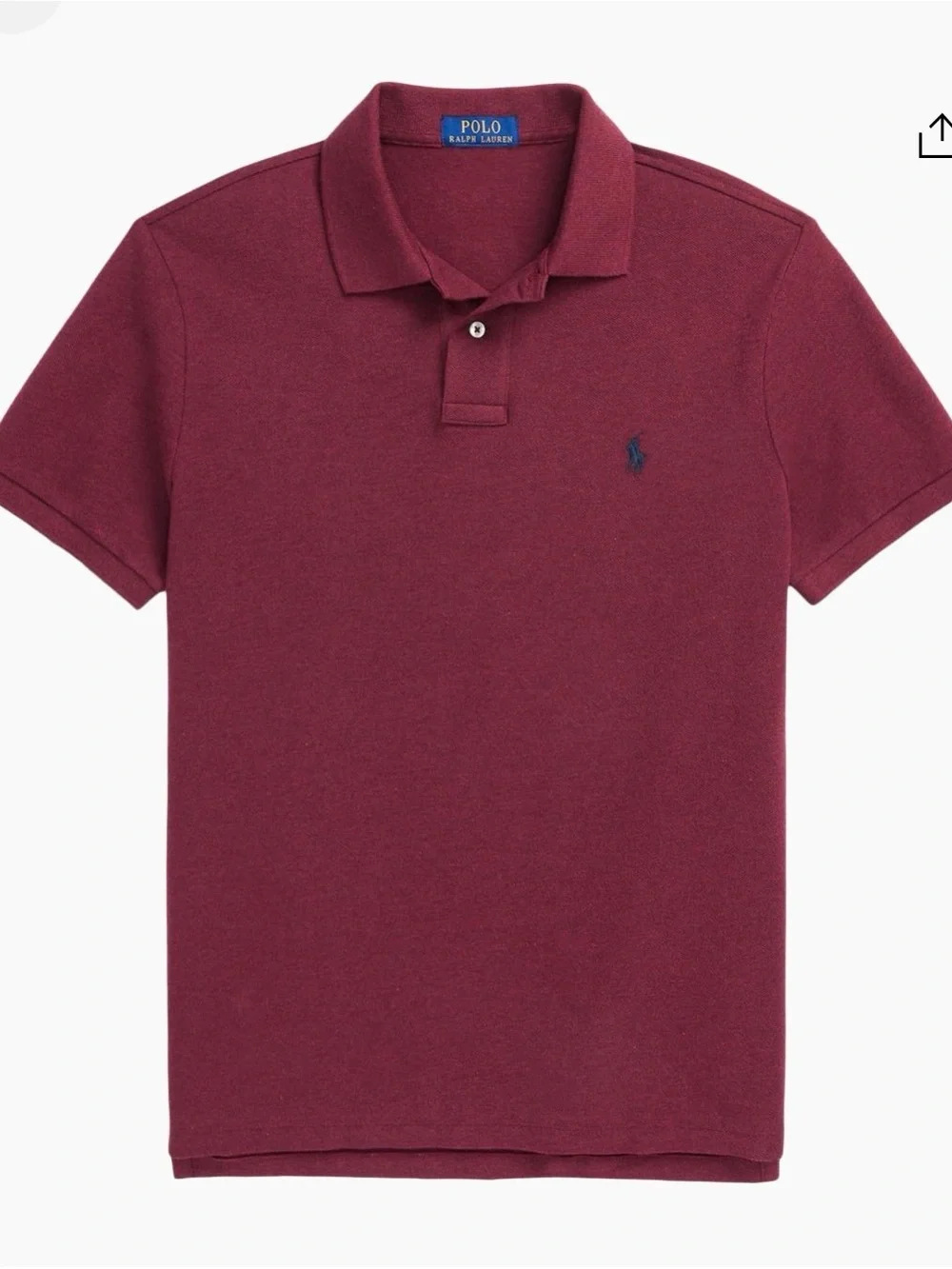 Polo by Ralph Lauren Men’s Maroon Short-Sleeve Polo